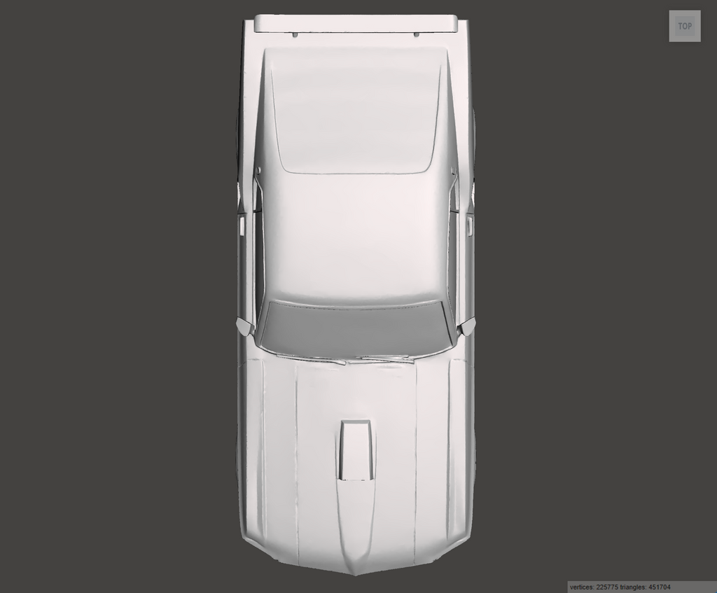 Image of 3D Printed Resin Model of Ford Mustang Mach 1 428 V8 Fastback 1969