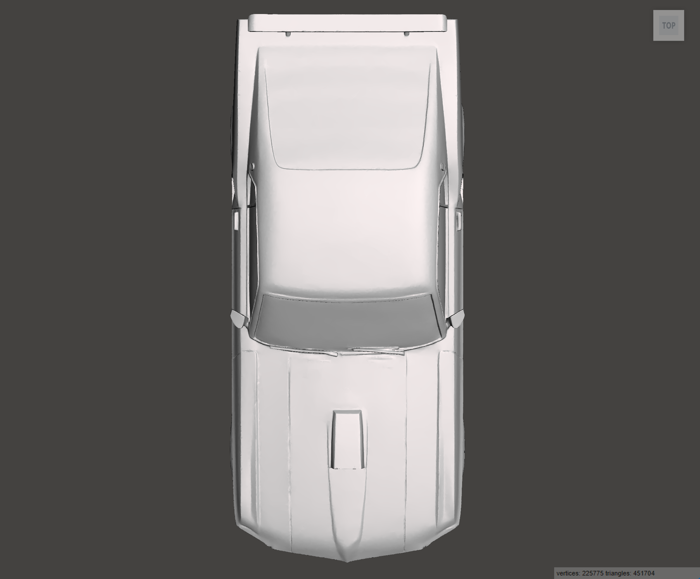 Image of 3D Printed Resin Model of Ford Mustang Mach 1 428 V8 Fastback 1969