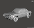 Image of 3D Printed Resin Model of Ford Escort Mk1 Special