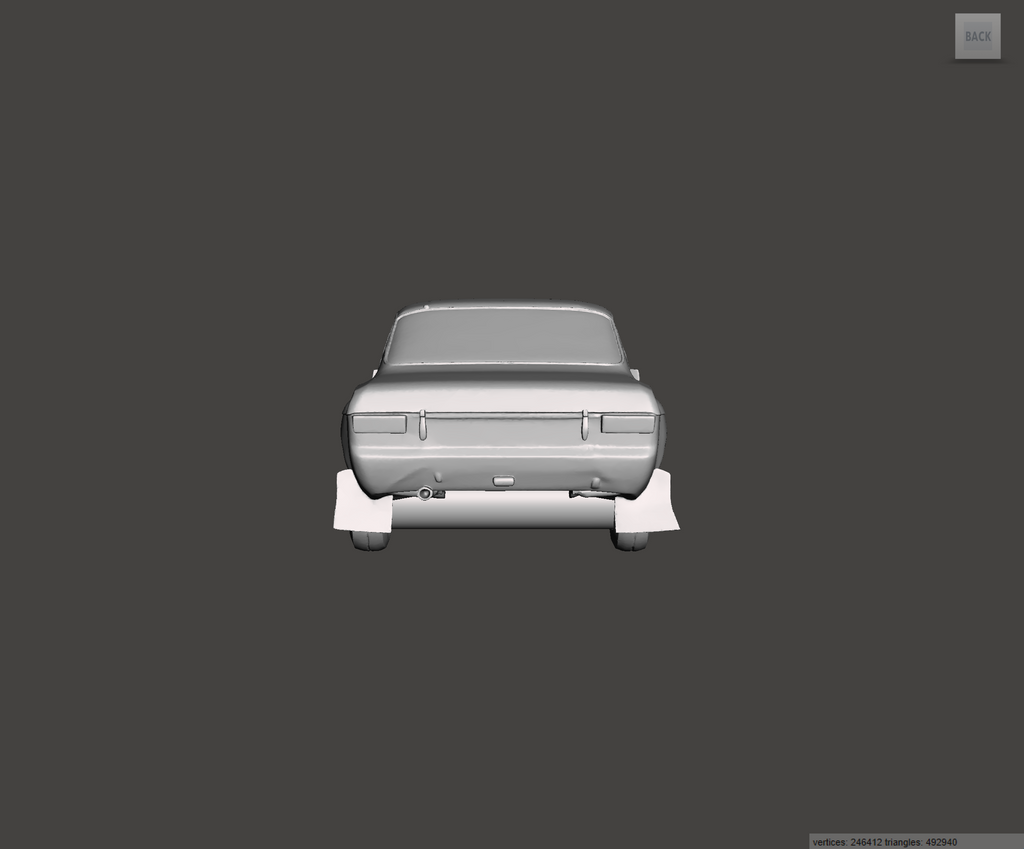 Image of 3D Printed Resin Model of Ford Escort Mk1 Special