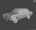 Image of 3D Printed Resin Model of Ford Escort MK1 1600GT 1968