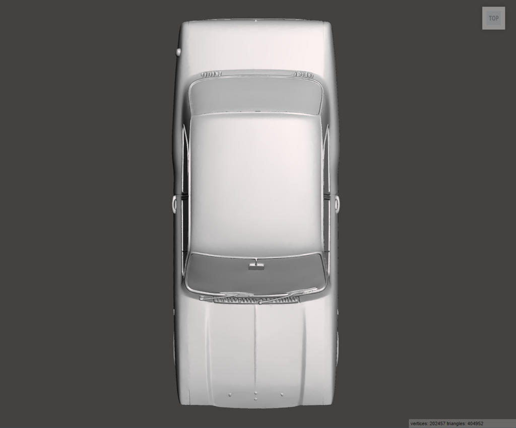 Image of 3D Printed Resin Model of Ford Escort MK1 1600GT 1968