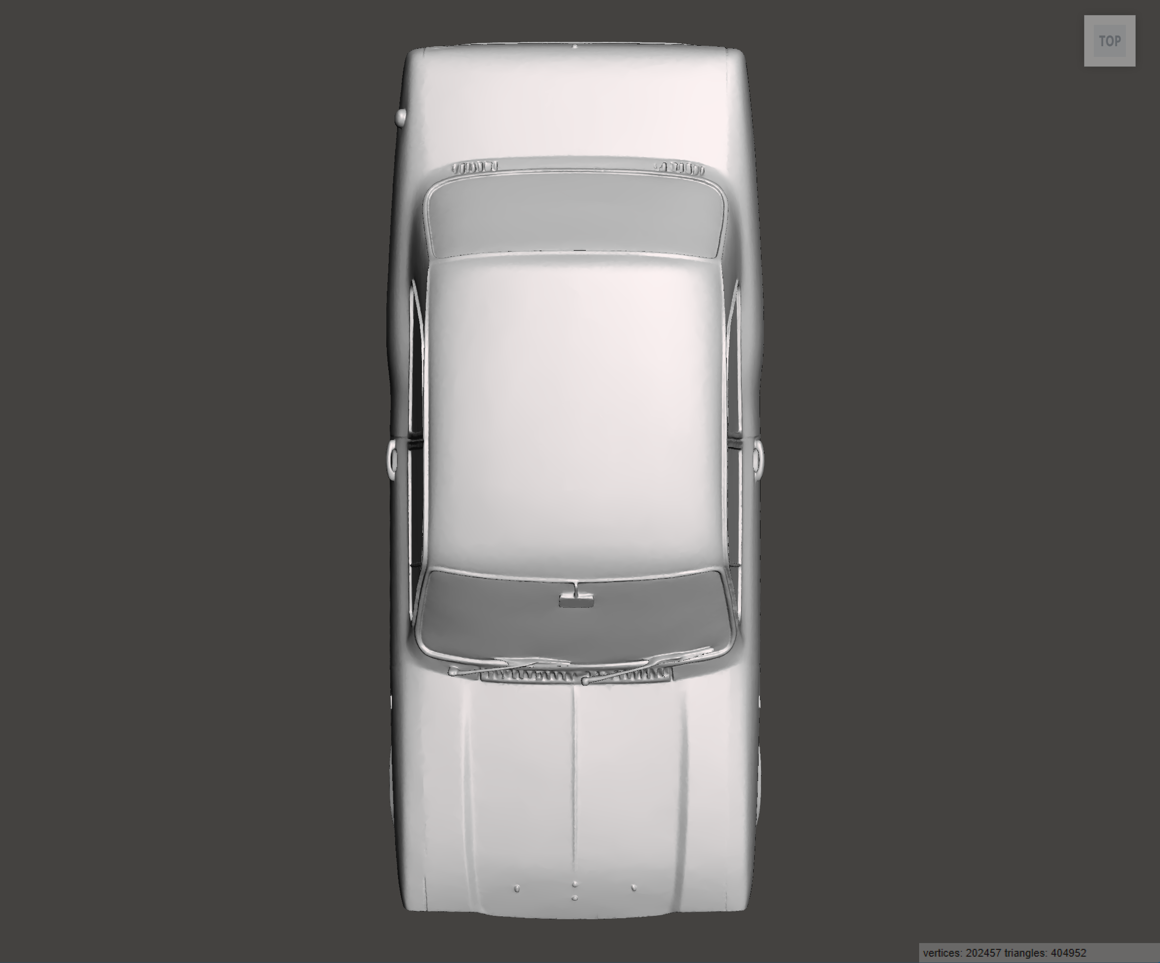 Image of 3D Printed Resin Model of Ford Escort MK1 1600GT 1968