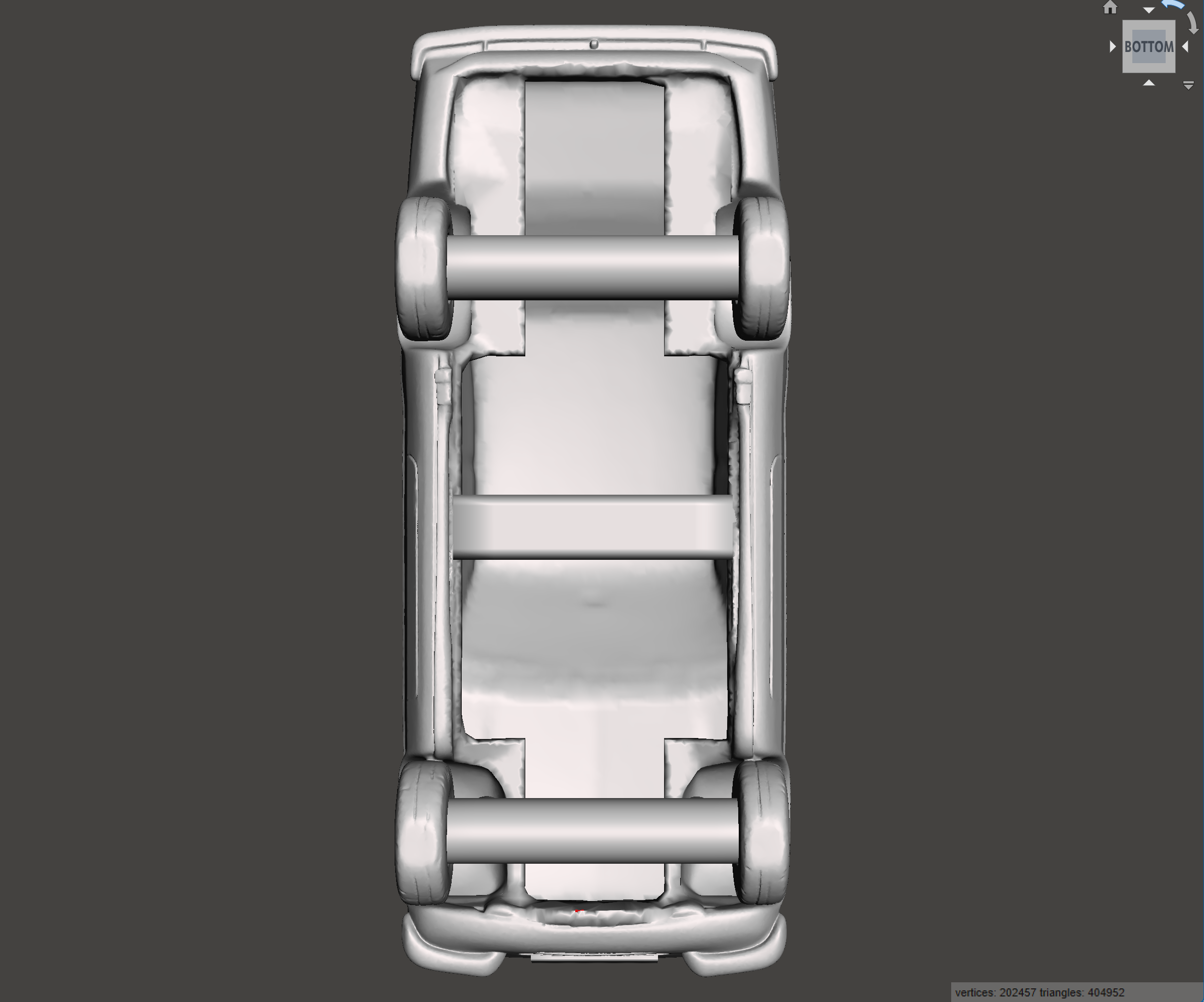 Image of 3D Printed Resin Model of Ford Escort MK1 1600GT 1968