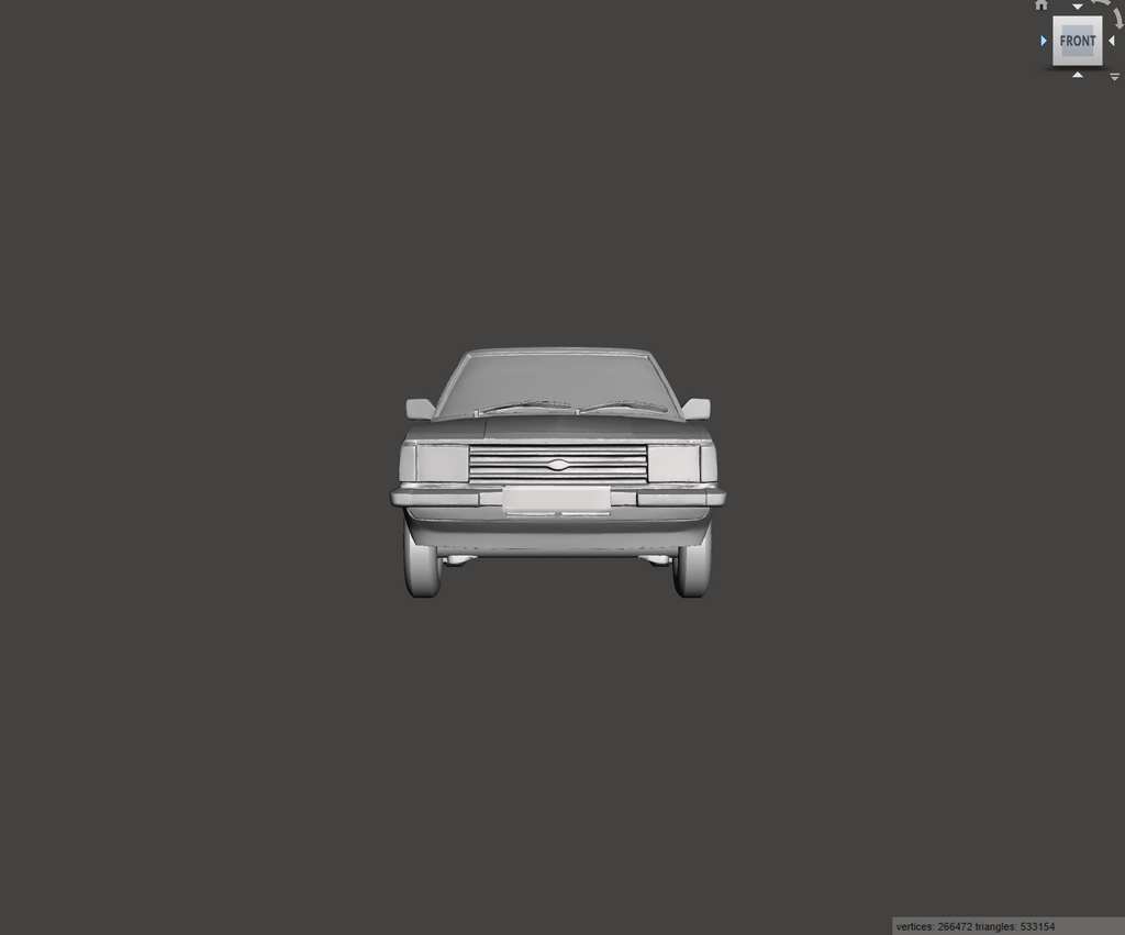 Image of 3D Printed Resin Model of Ford Cortina Mk5 1982