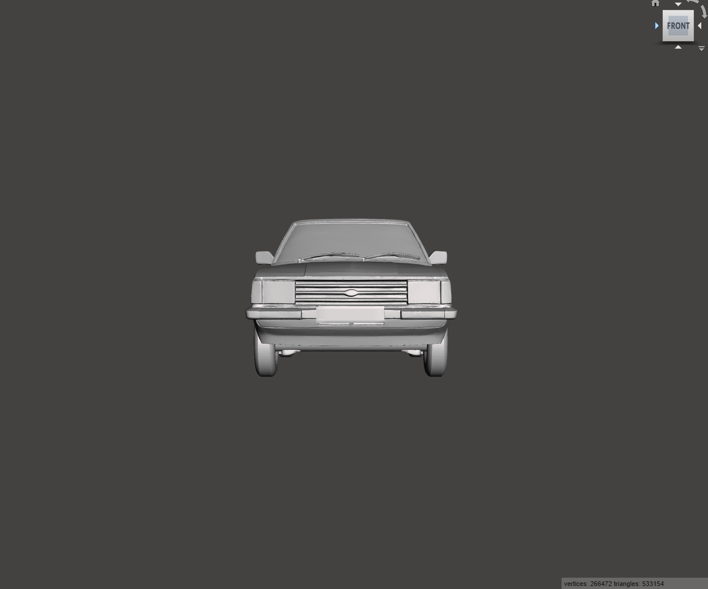 Image of 3D Printed Resin Model of Ford Cortina Mk5 1982