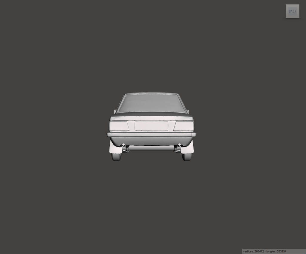 Image of 3D Printed Resin Model of Ford Cortina Mk5 1982