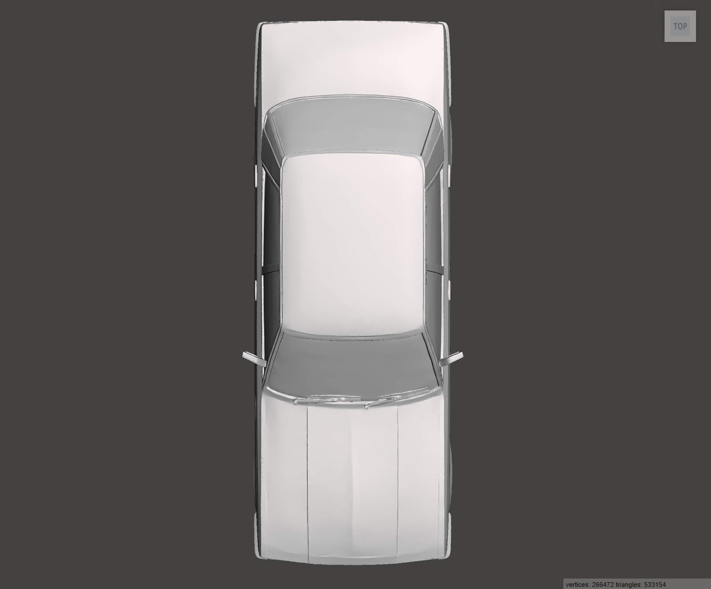 Image of 3D Printed Resin Model of Ford Cortina Mk5 1982