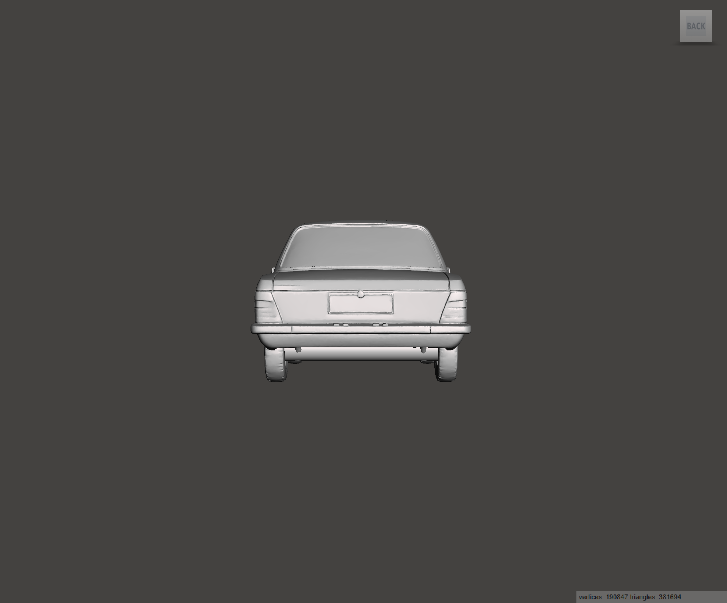 Image of 3D Printed Resin Model of Ford Cortina 1.6 GL 1978