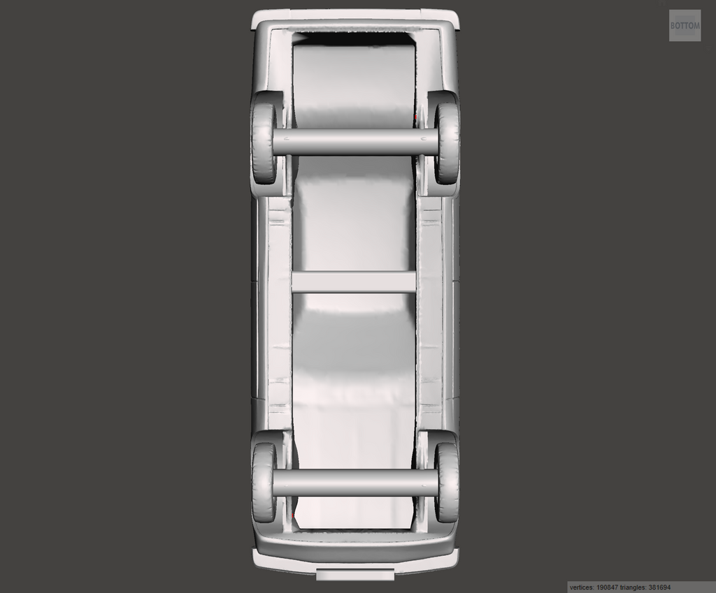Image of 3D Printed Resin Model of Ford Cortina 1.6 GL 1978