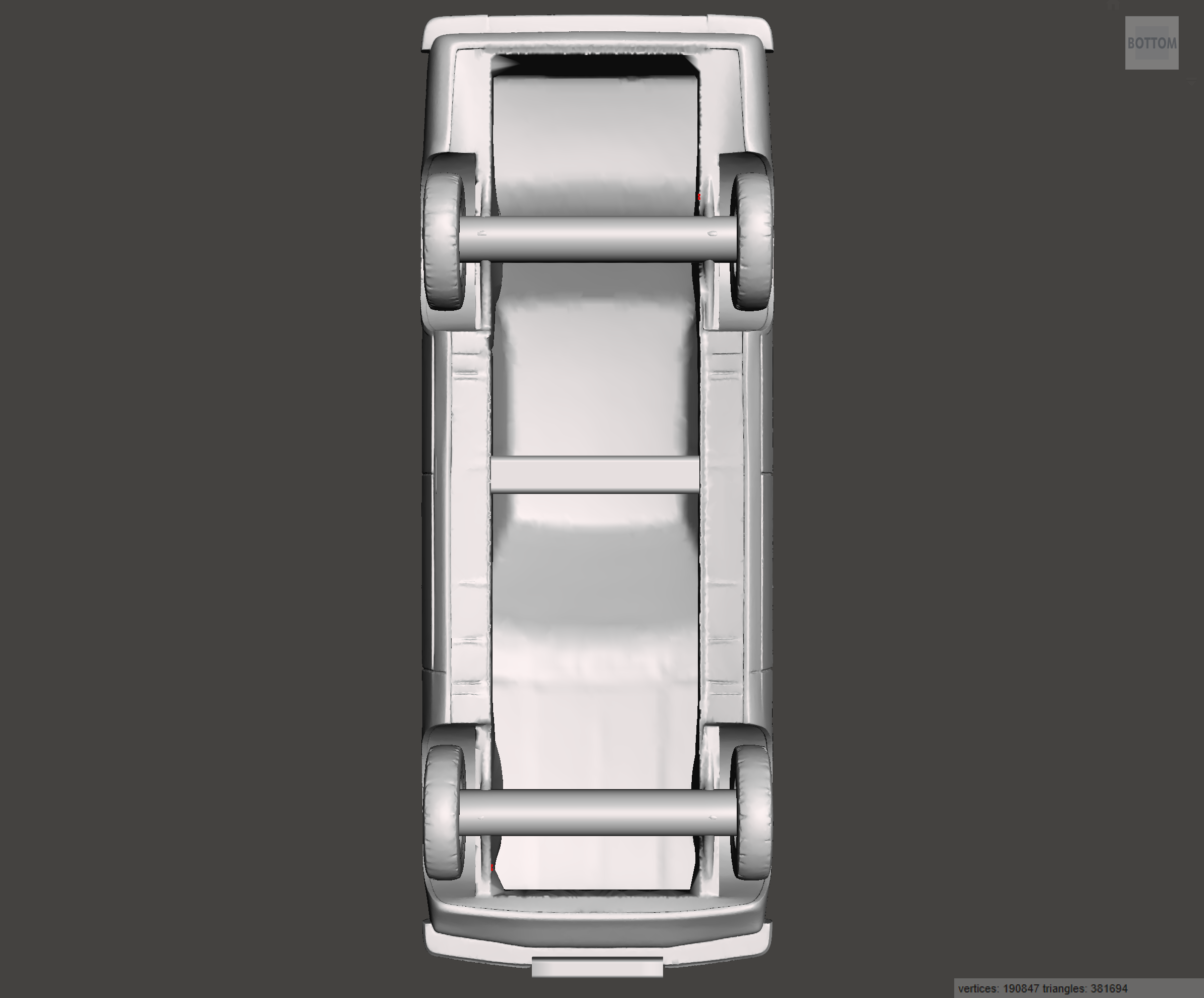 Image of 3D Printed Resin Model of Ford Cortina 1.6 GL 1978