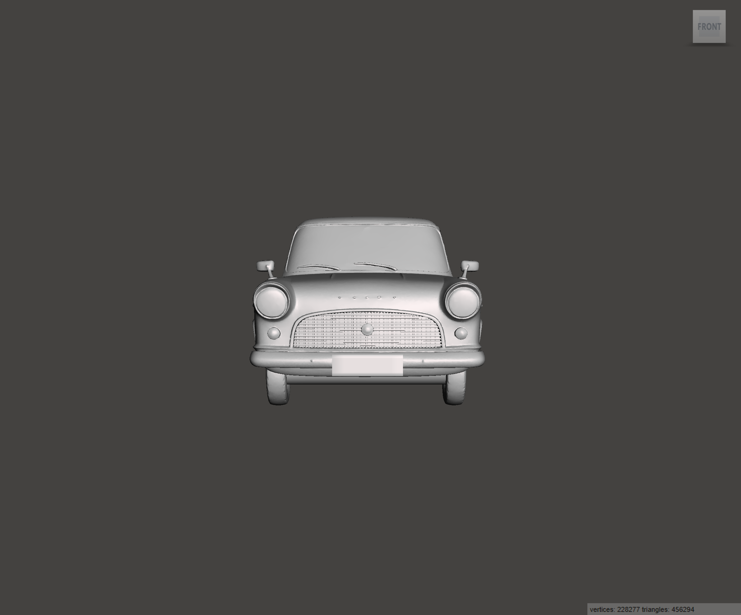 Image of 3D Printed Resin Model of Ford Consul MK2 1959