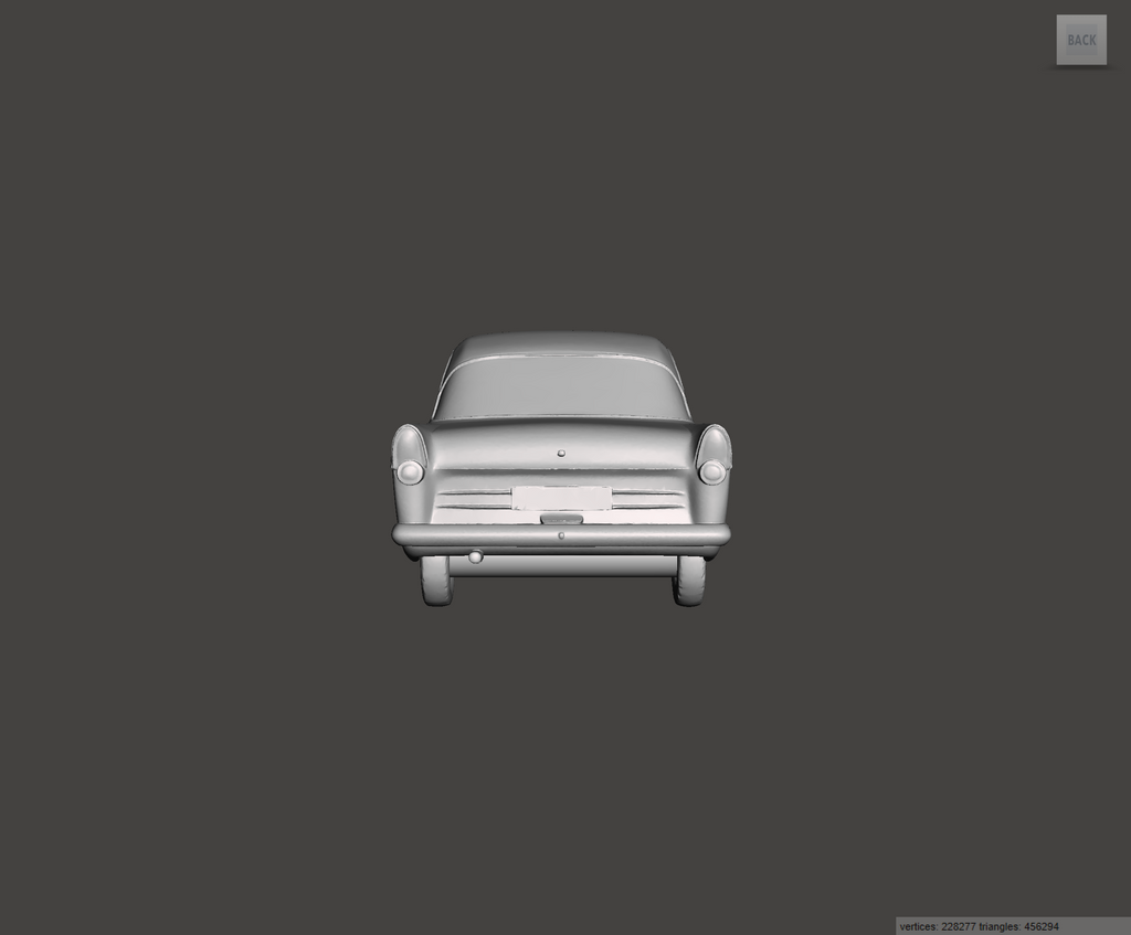 Image of 3D Printed Resin Model of Ford Consul MK2 1959