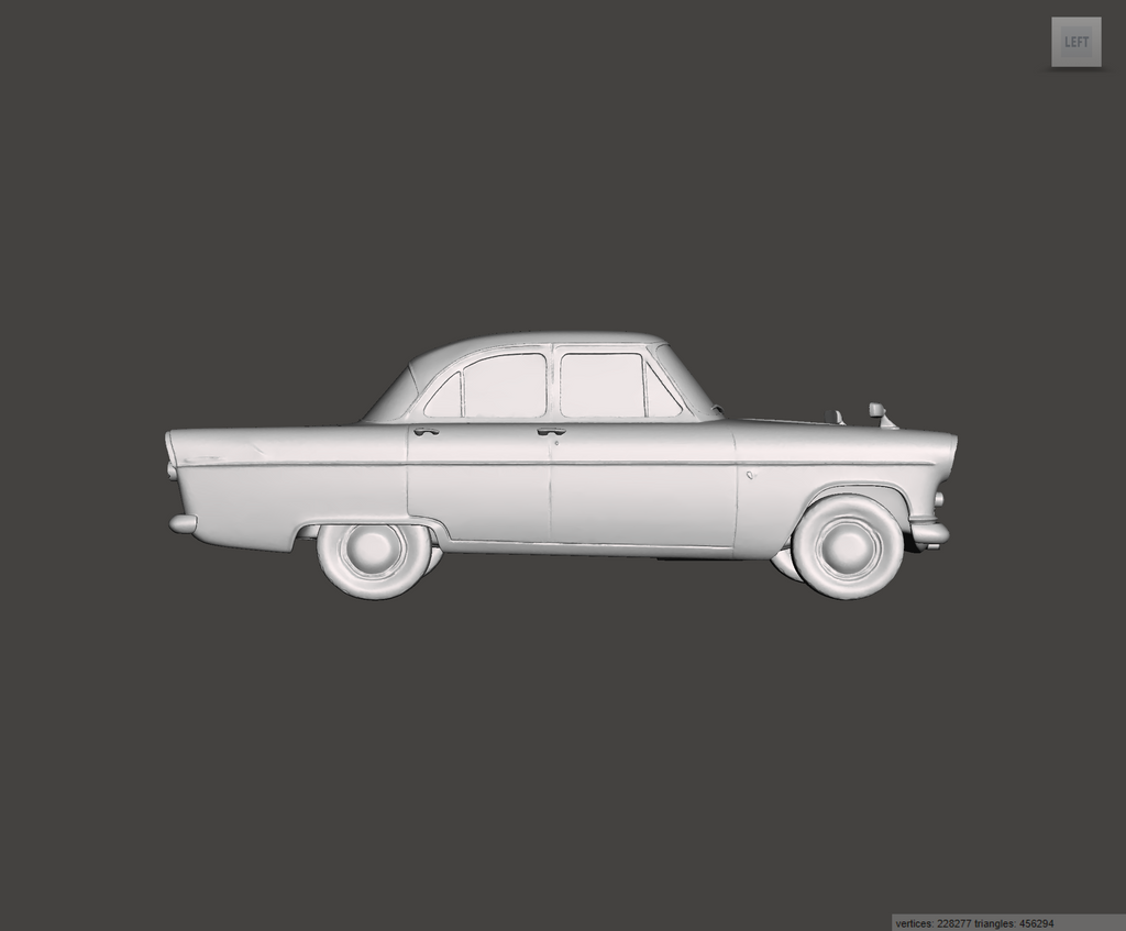 Image of 3D Printed Resin Model of Ford Consul MK2 1959
