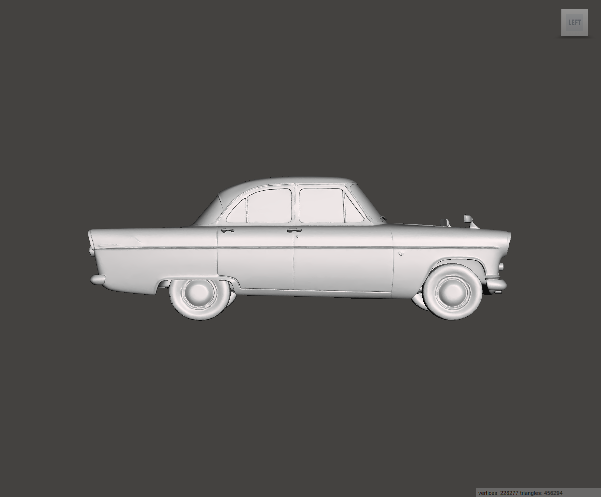 Image of 3D Printed Resin Model of Ford Consul MK2 1959