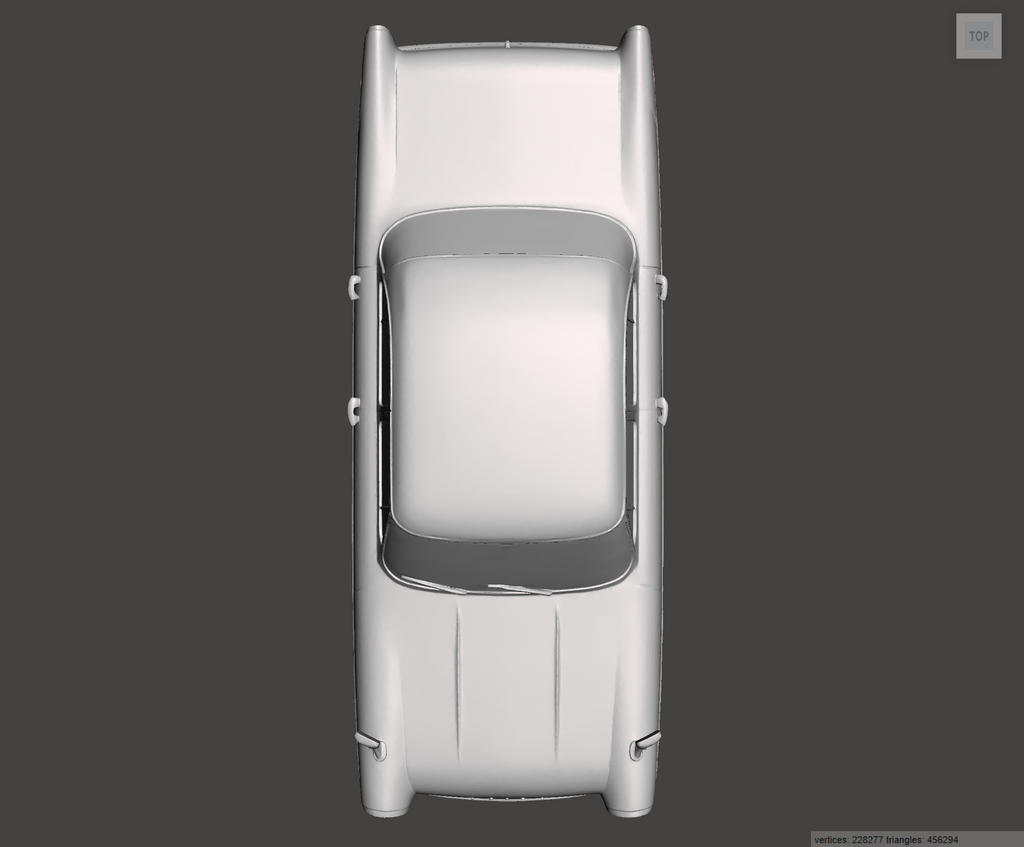 Image of 3D Printed Resin Model of Ford Consul MK2 1959