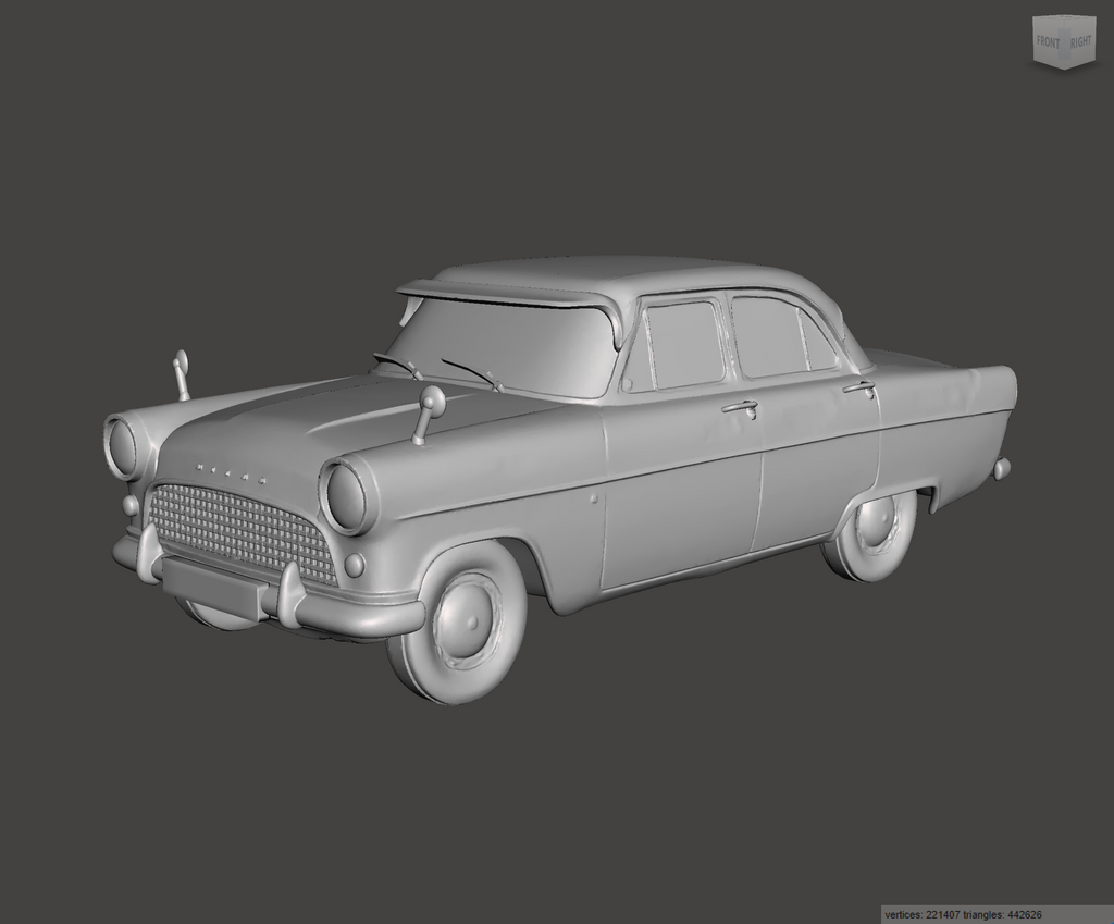 Image of 3D Printed Resin Model of Ford Consul Deluxe 1961