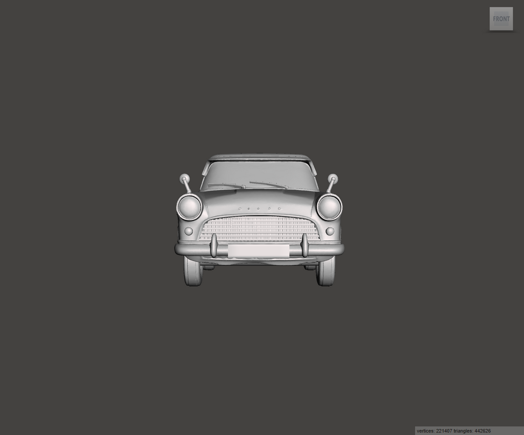 Image of 3D Printed Resin Model of Ford Consul Deluxe 1961