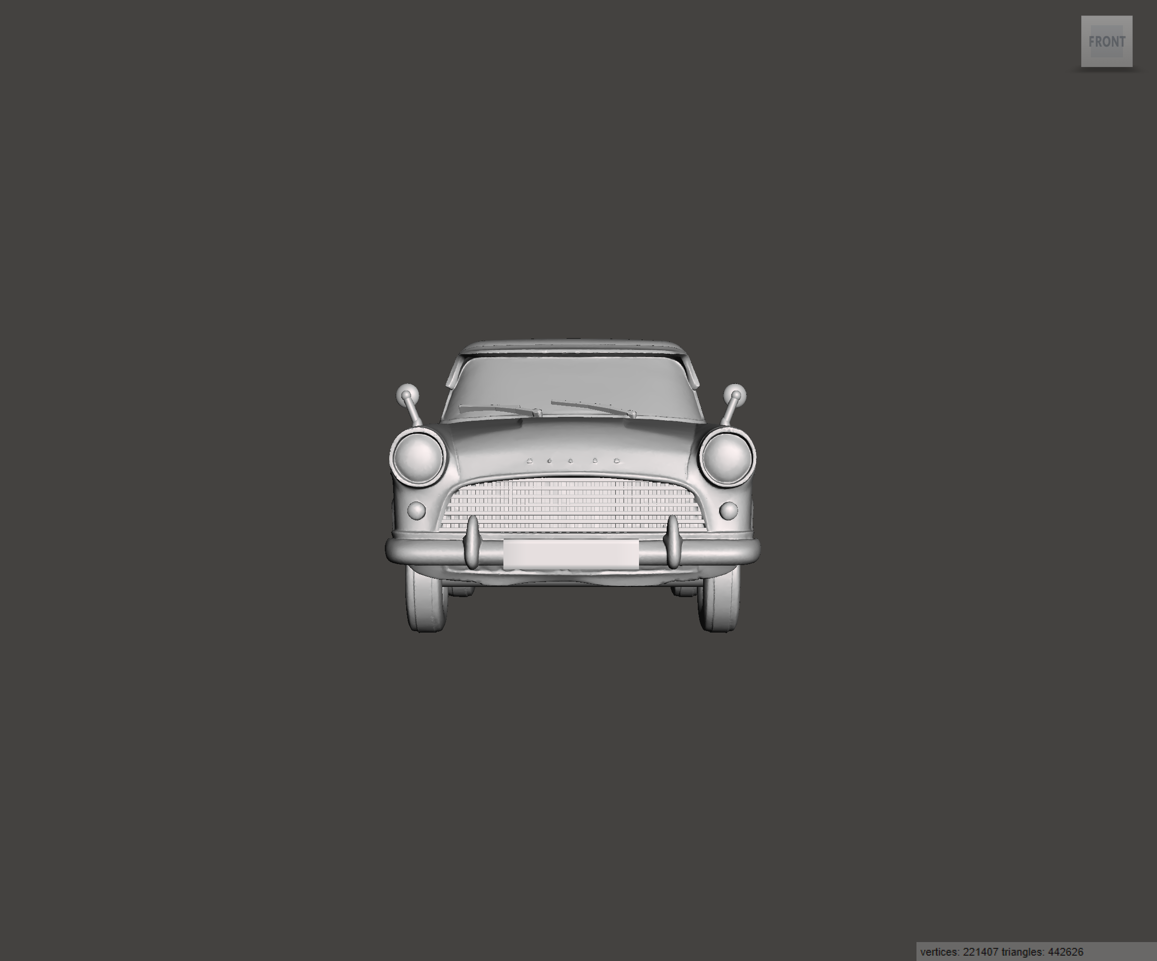 Image of 3D Printed Resin Model of Ford Consul Deluxe 1961