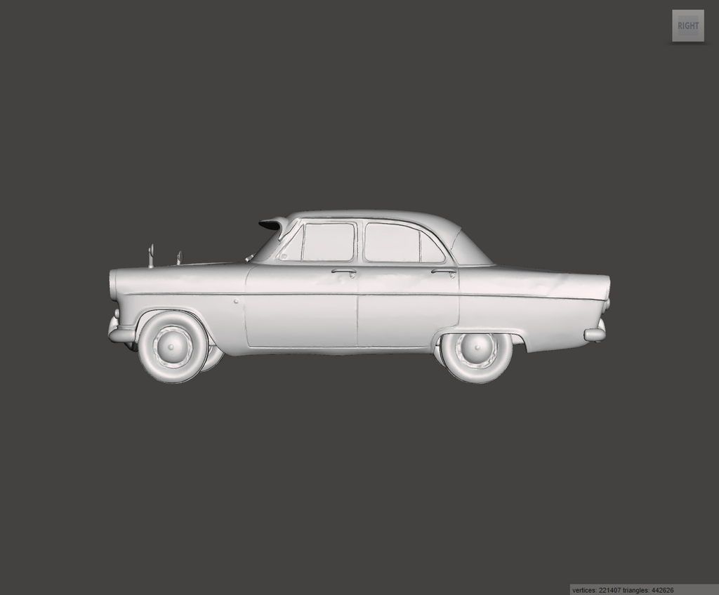 Image of 3D Printed Resin Model of Ford Consul Deluxe 1961