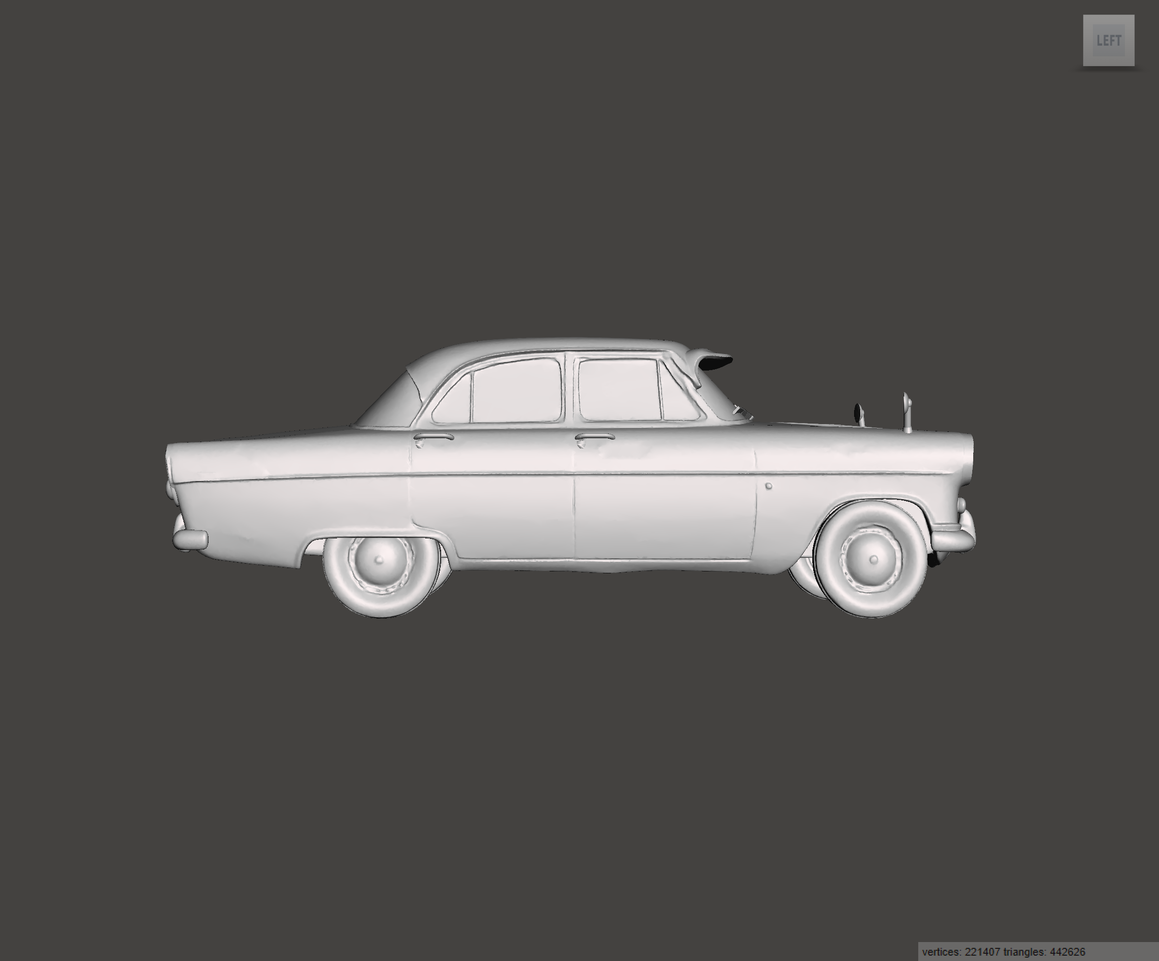 Image of 3D Printed Resin Model of Ford Consul Deluxe 1961