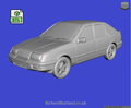 Digital Download of 3D Printed Ford Sierra XR 4x4 1986 prescale