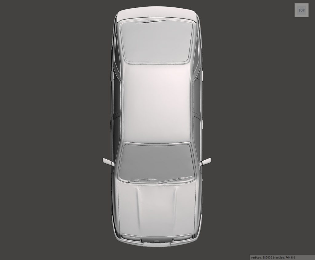 3D Printed Resin Model of Ford Sierra XR 4x4 1986