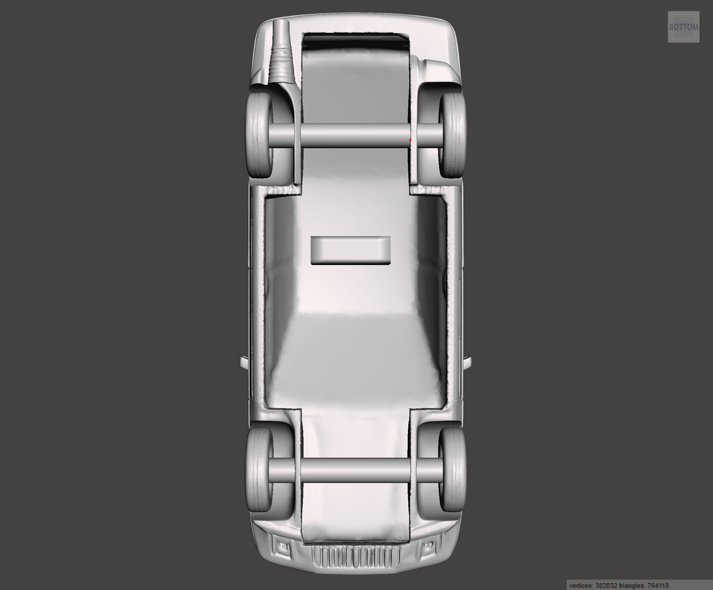 3D Printed Resin Model of Ford Sierra XR 4x4 1986