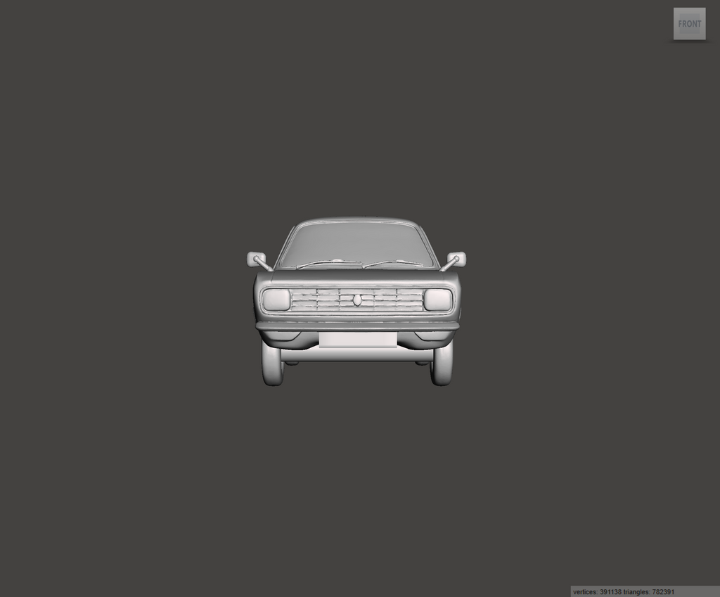 3D Printed Resin Model of Hillman Avenger 1600 Deluxe 1976