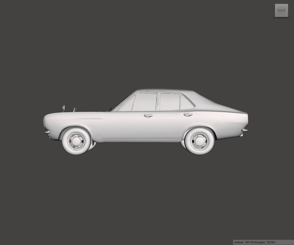 3D Printed Resin Model of Hillman Avenger 1600 Deluxe 1976