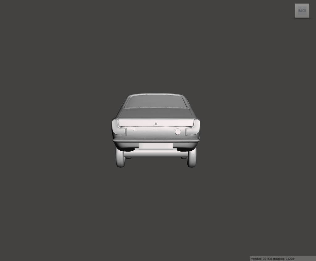 3D Printed Resin Model of Hillman Avenger 1600 Deluxe 1976