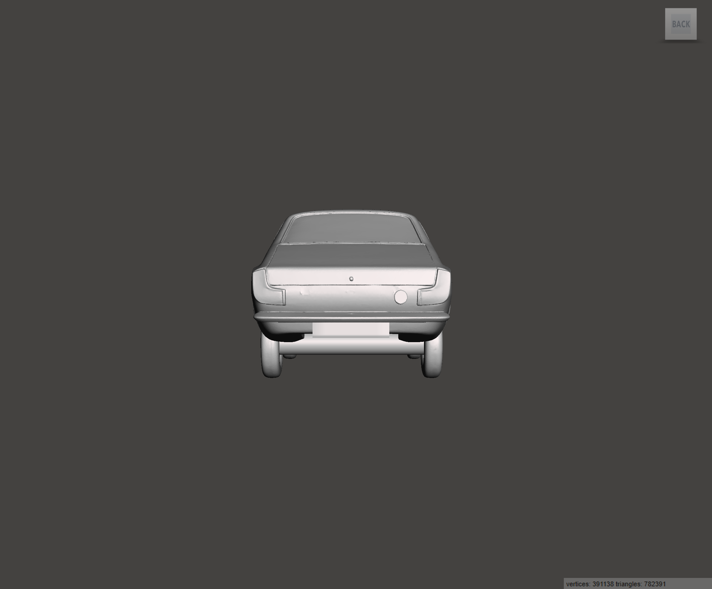 3D Printed Resin Model of Hillman Avenger 1600 Deluxe 1976