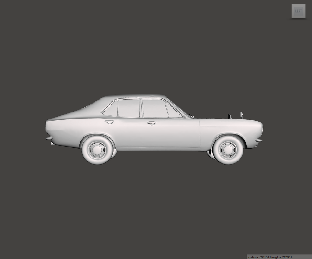 3D Printed Resin Model of Hillman Avenger 1600 Deluxe 1976