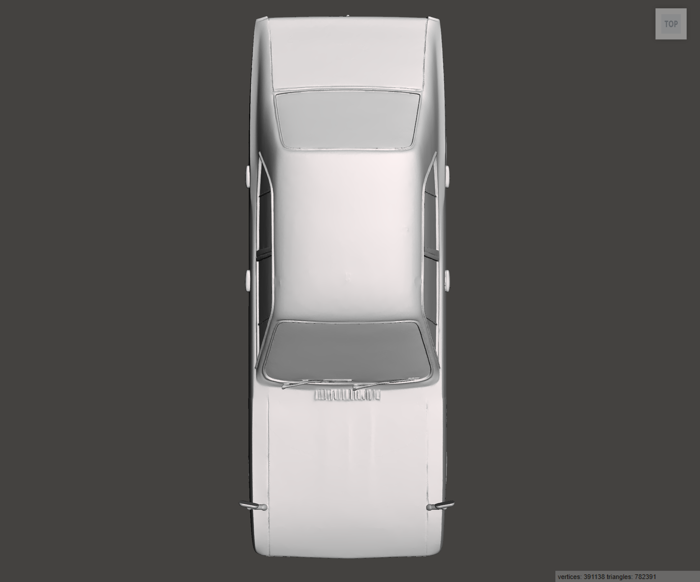 3D Printed Resin Model of Hillman Avenger 1600 Deluxe 1976