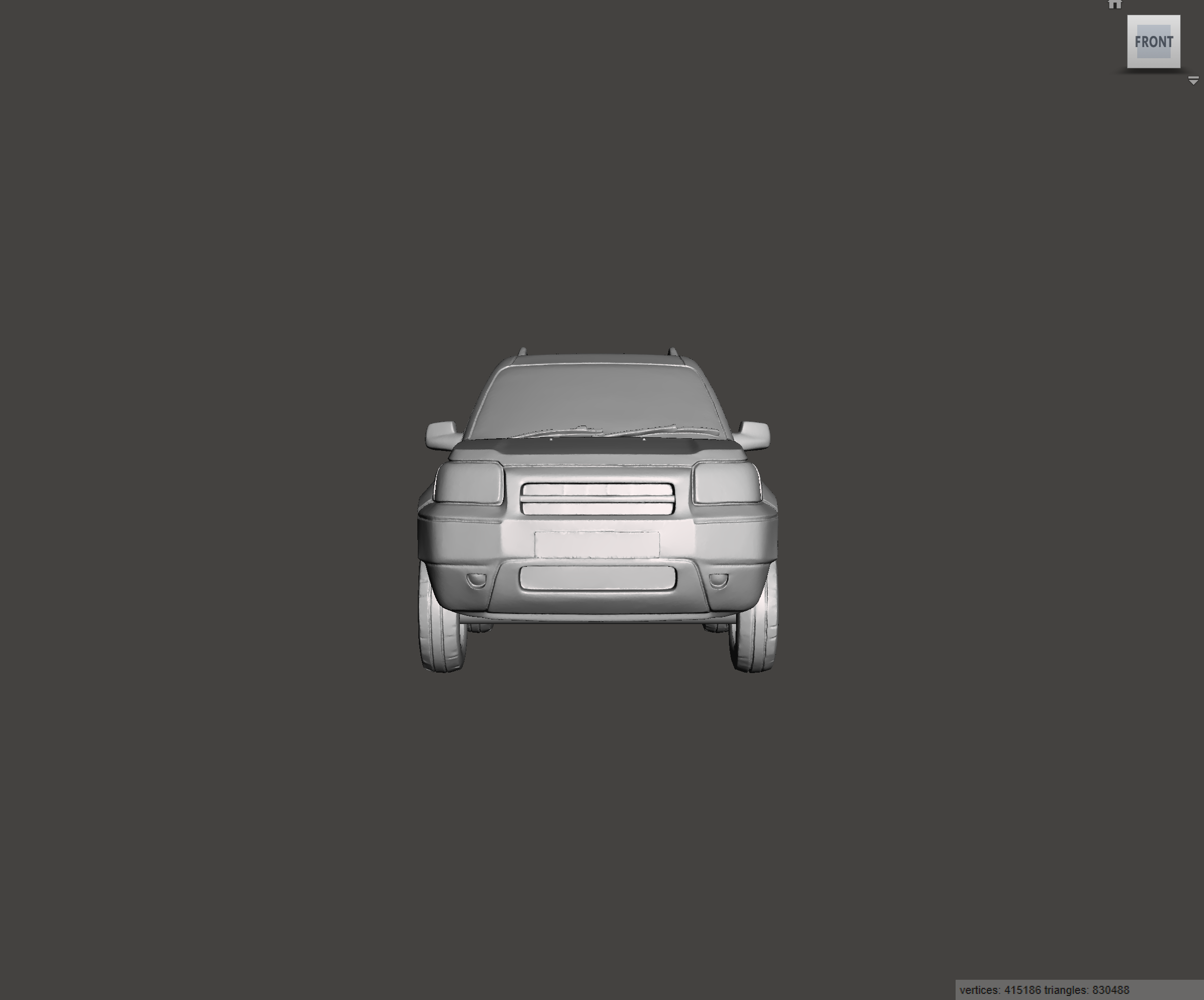 3D Printed Resin Model of Land Rover Feeelander Mk1 3door 2002