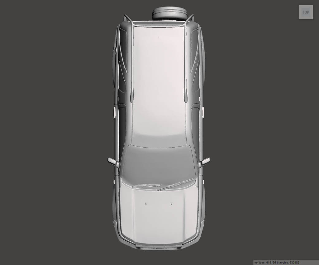 3D Printed Resin Model of Land Rover Feeelander Mk1 3door 2002