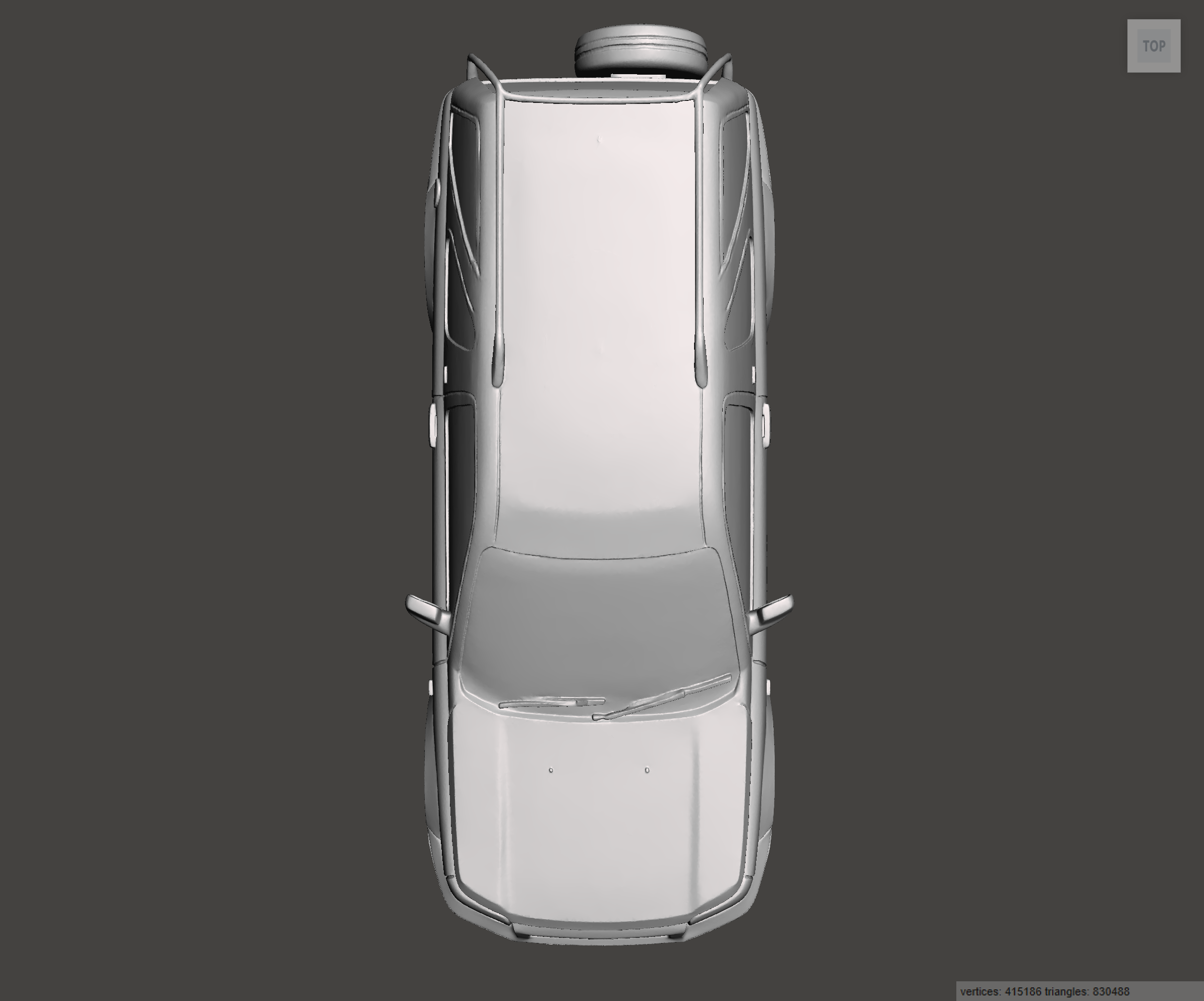 3D Printed Resin Model of Land Rover Feeelander Mk1 3door 2002