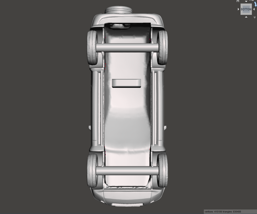 3D Printed Resin Model of Land Rover Feeelander Mk1 3door 2002