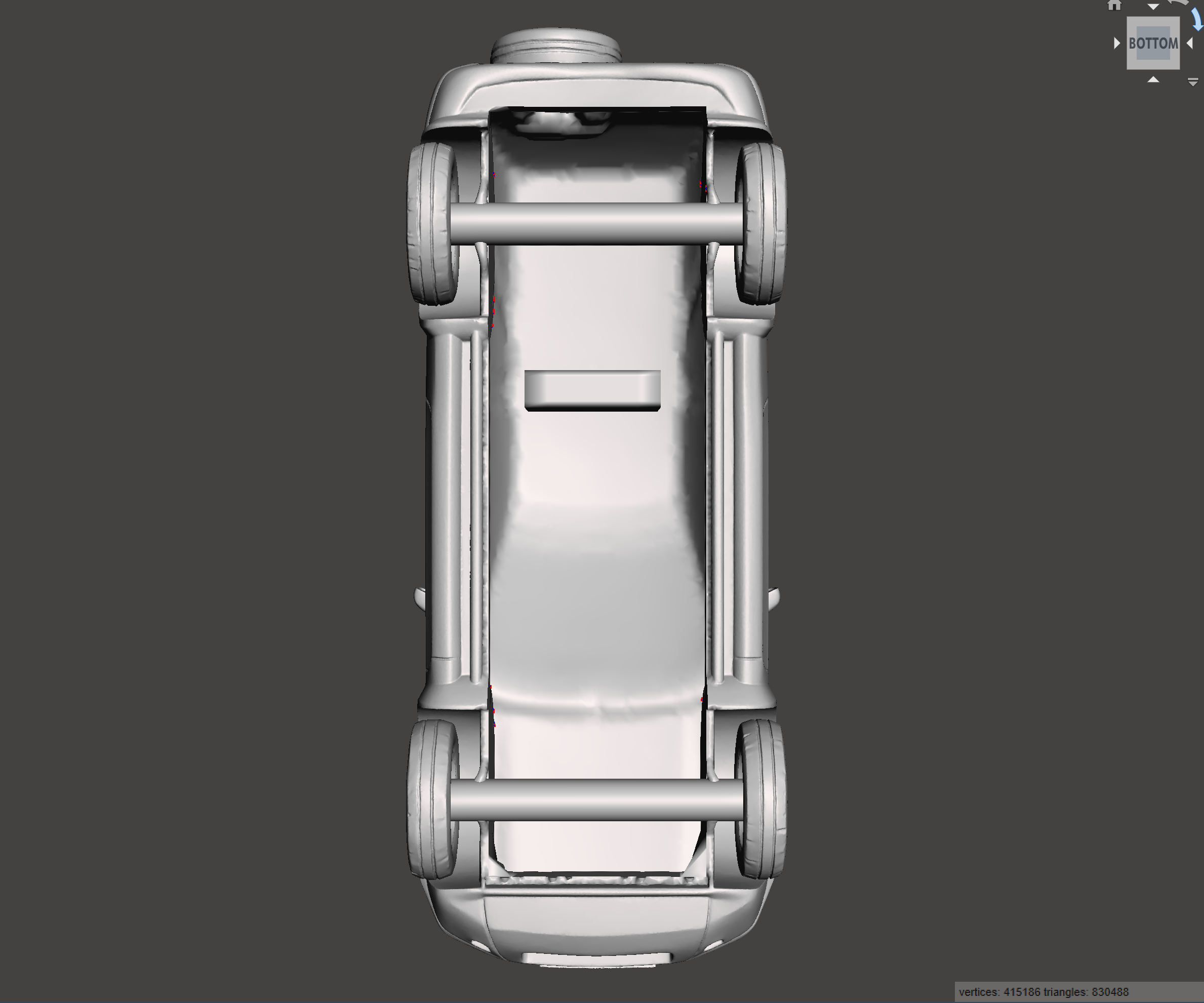 3D Printed Resin Model of Land Rover Feeelander Mk1 3door 2002