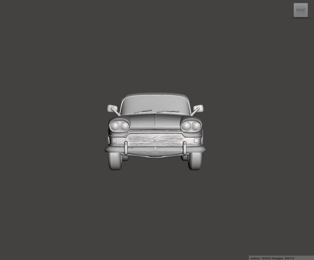 3D Printed Resin Model of Humber Super Snipe Series IV 1962