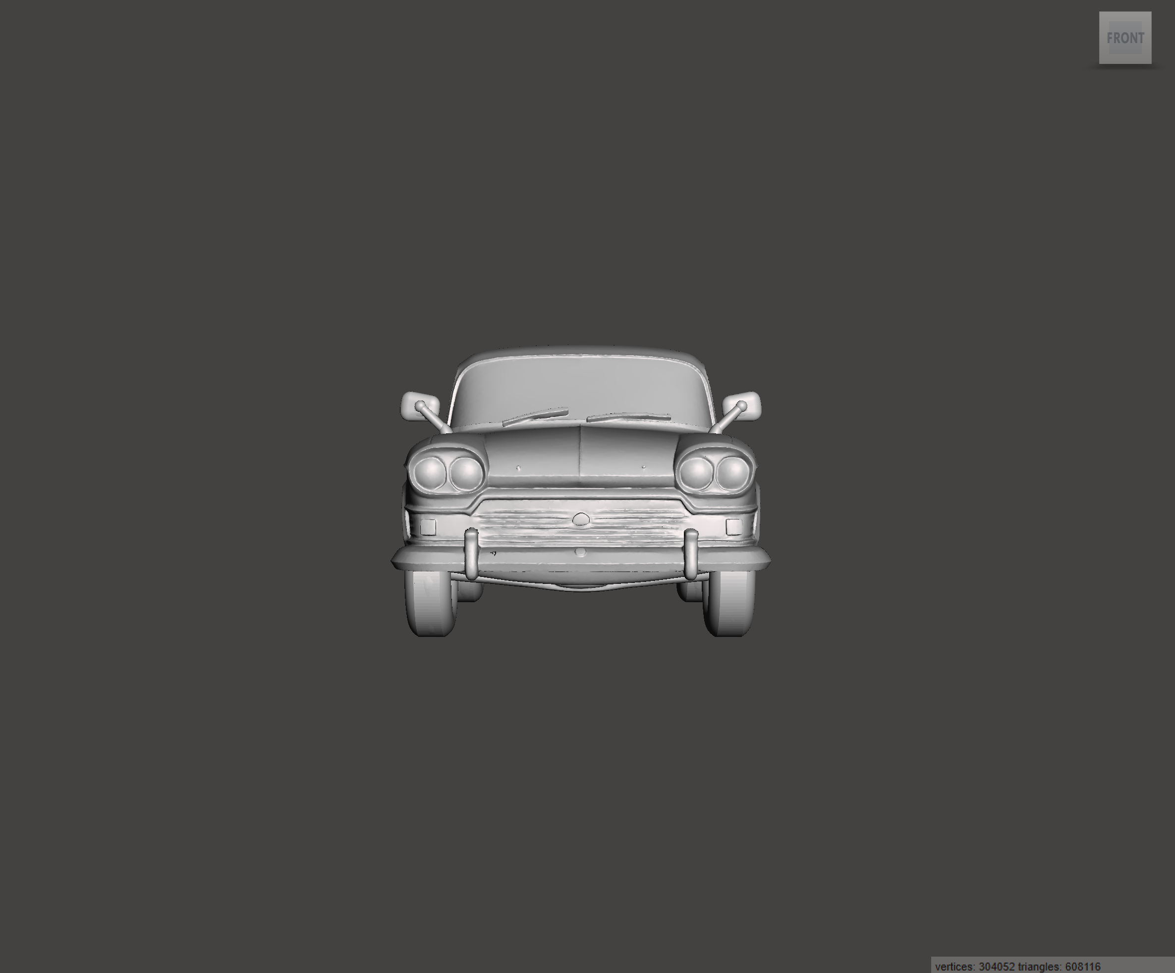 3D Printed Resin Model of Humber Super Snipe Series IV 1962