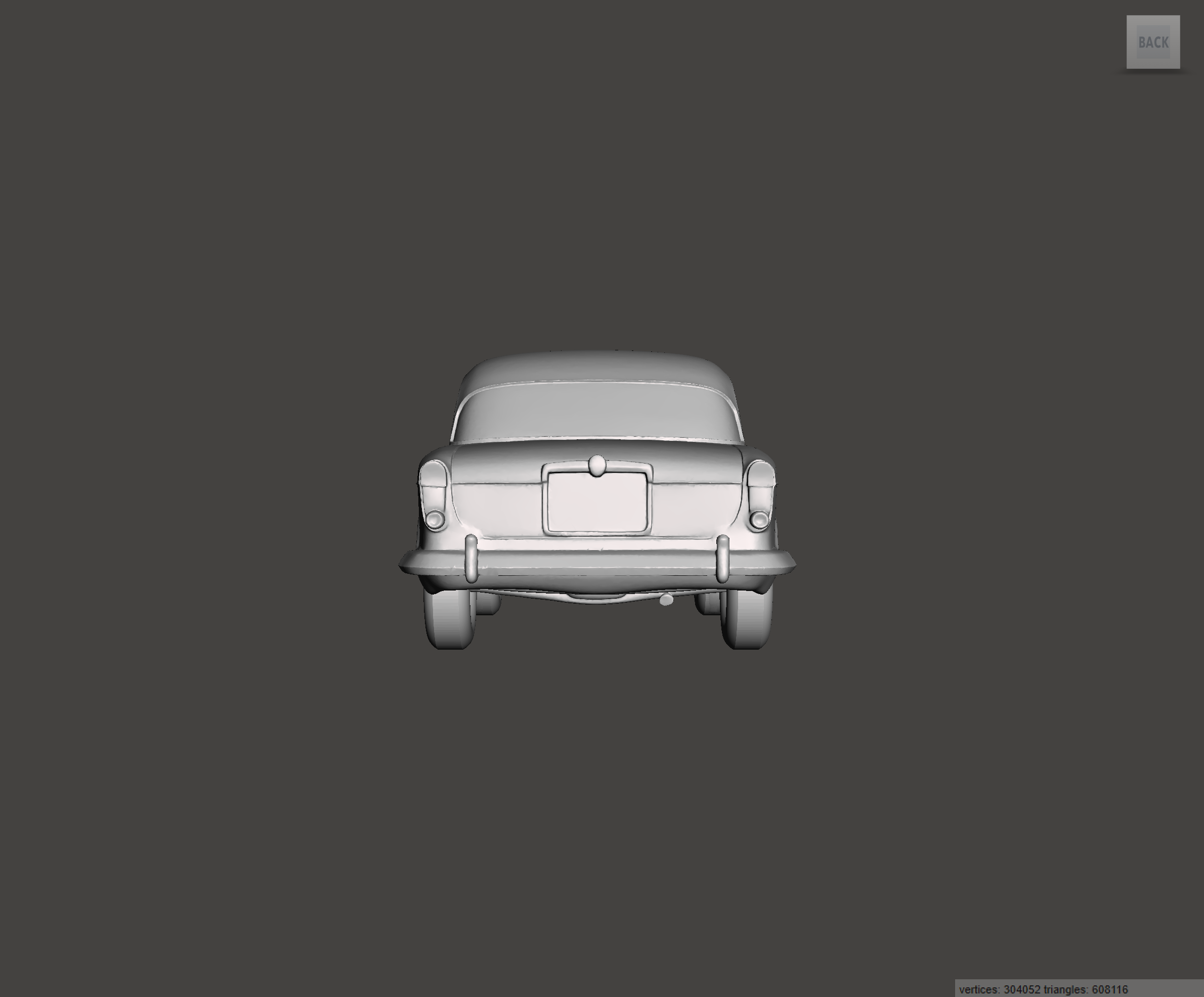 3D Printed Resin Model of Humber Super Snipe Series IV 1962