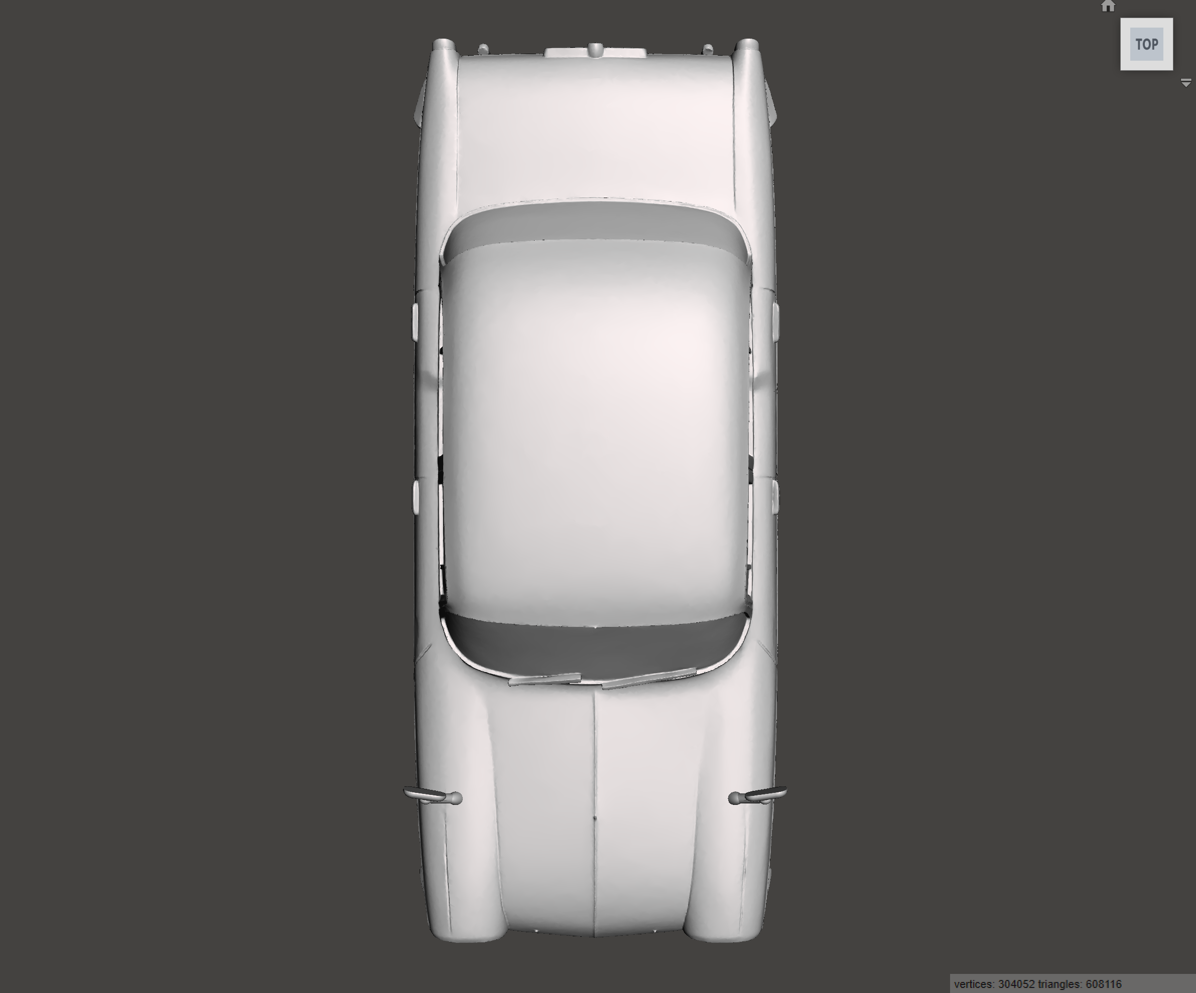 3D Printed Resin Model of Humber Super Snipe Series IV 1962