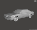 3D Printed Resin Model of BMW 735i E32 1987