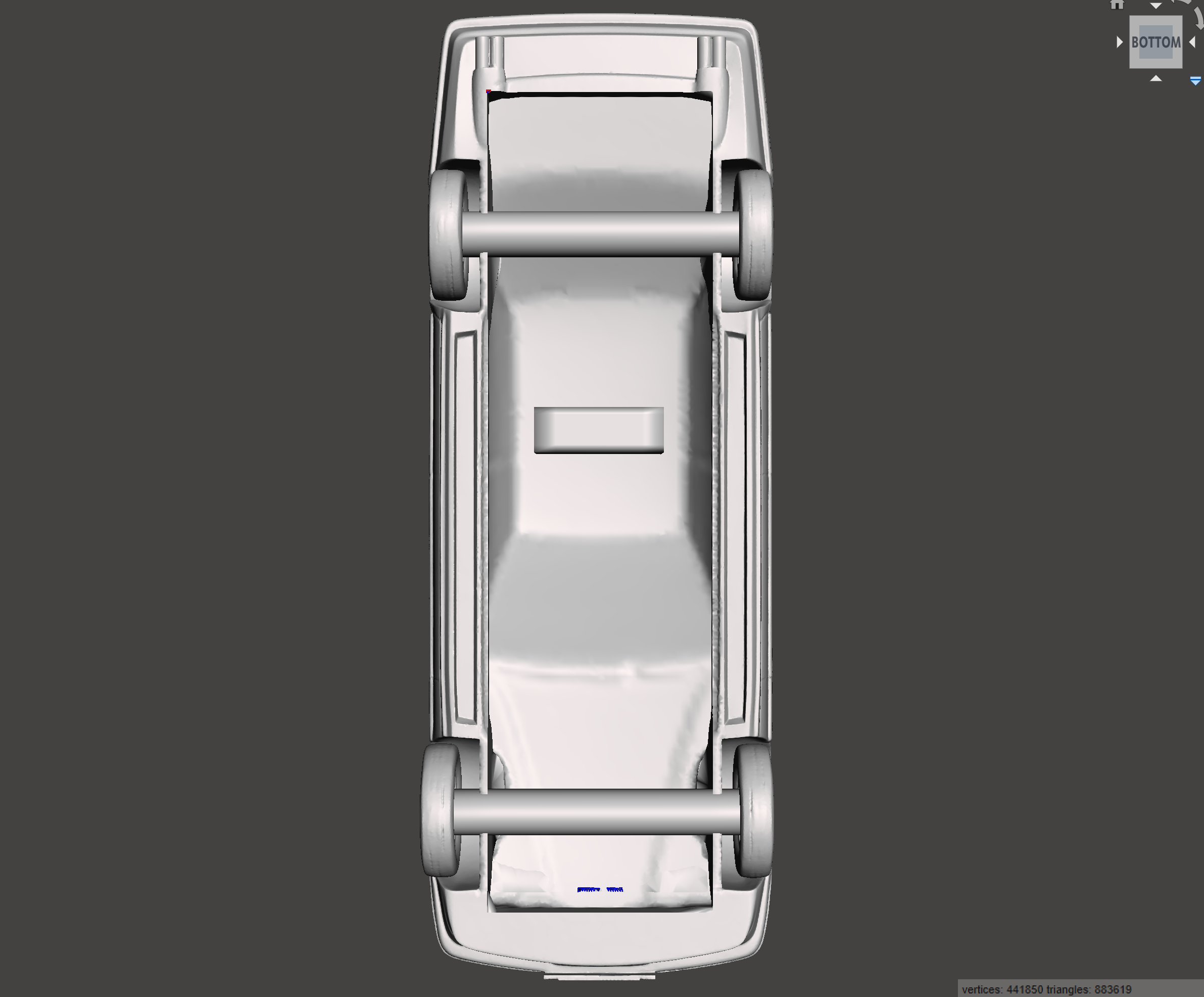 3D Printed Resin Model of BMW 735i E32 1987