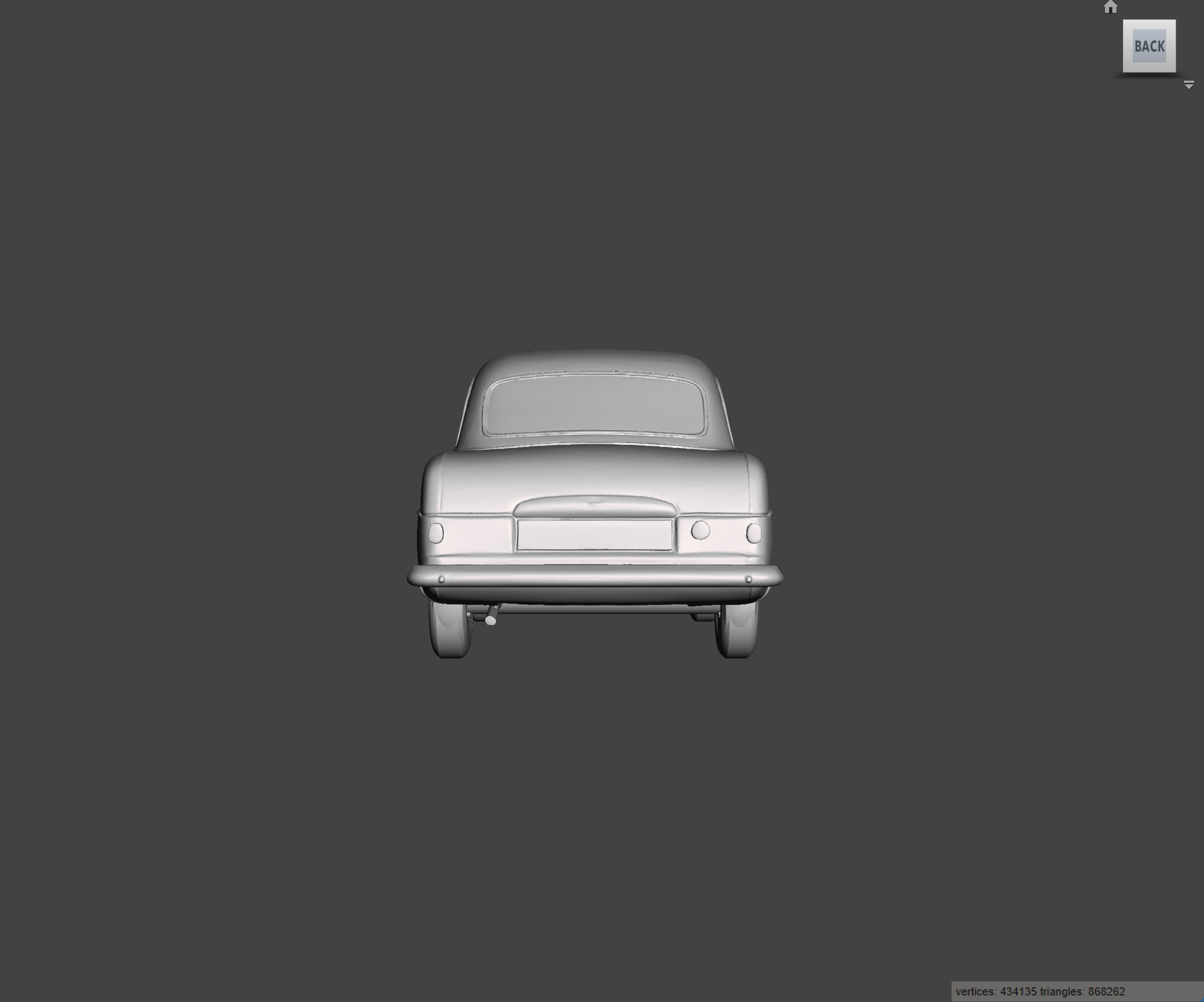 3D Printed Resin Model of Ford Consul EOTA 1953