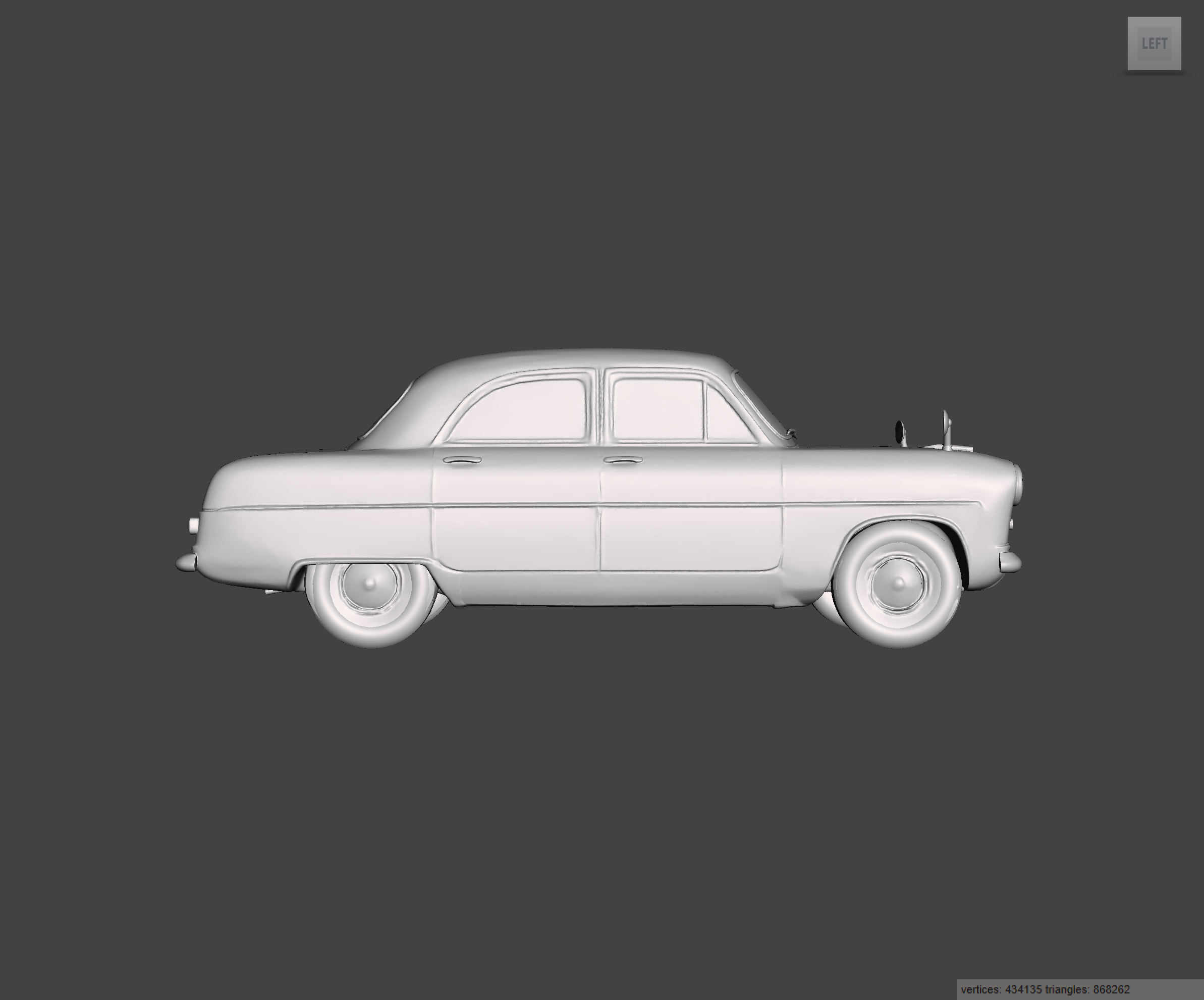 3D Printed Resin Model of Ford Consul EOTA 1953