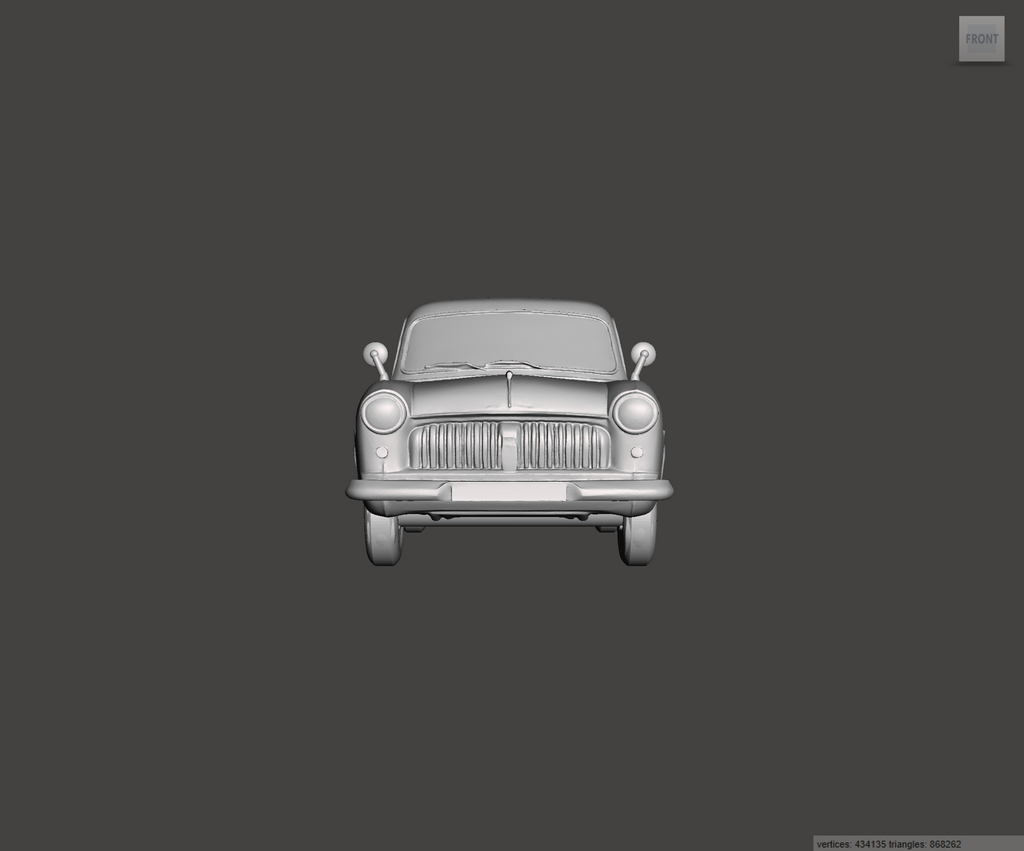 3D Printed Resin Model of Ford Consul EOTA 1953