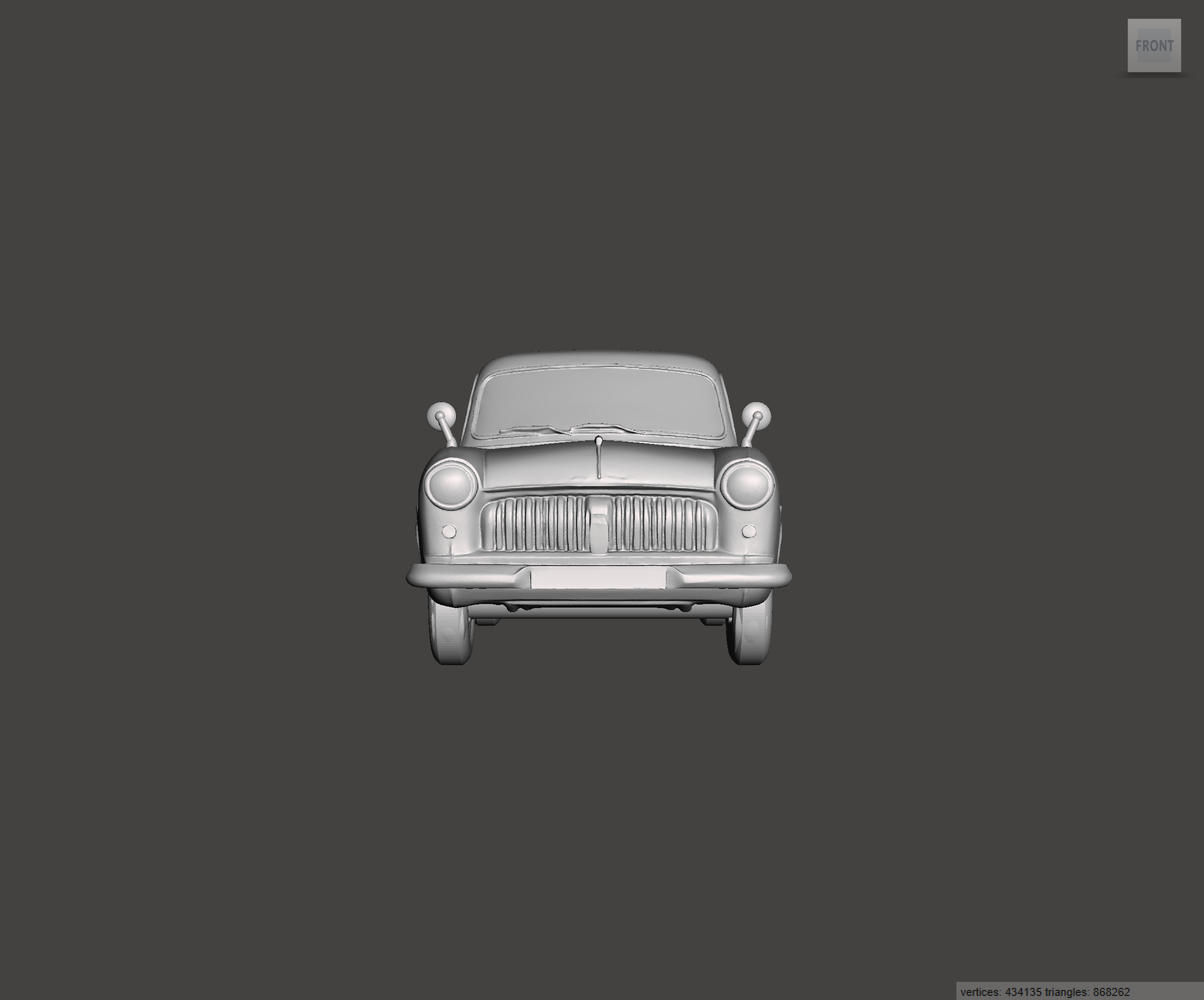 3D Printed Resin Model of Ford Consul EOTA 1953