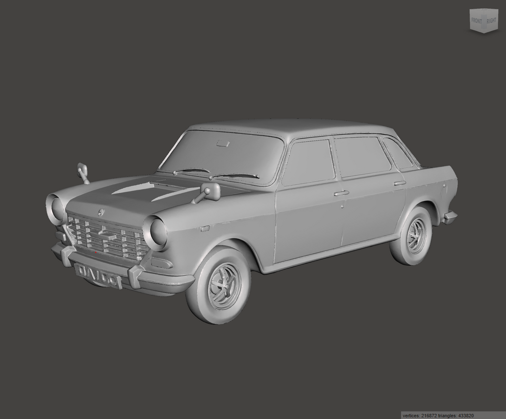 3D Printed Resin model of Austin 1800 Mk2 "Landcrab" 1969